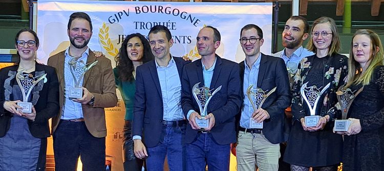 The 7 laureates of the 2024 Trophées Jeunes de Talents de Bourgogne