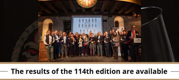 Résults114ème edition of Tastevinage